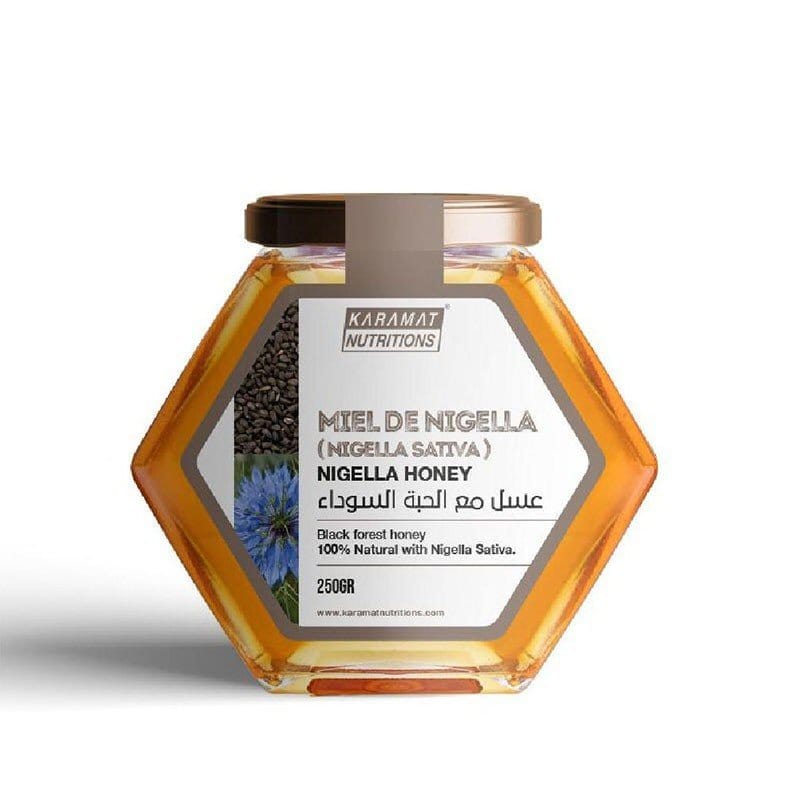 Miel de Nigella Sativa 250g Karamat Collection Bien-être et Santé 712221461132 Librairie Musulmane Al-imen
