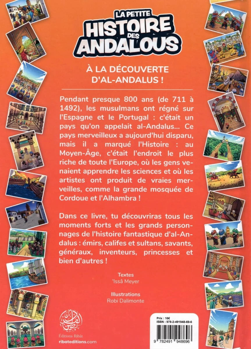 La petite histoire des Andalous par ‘Issa Meyer et Robi Dalimonte Ribât Livre Islam Enfant 9782491948696 Librairie Musulmane Al-imen