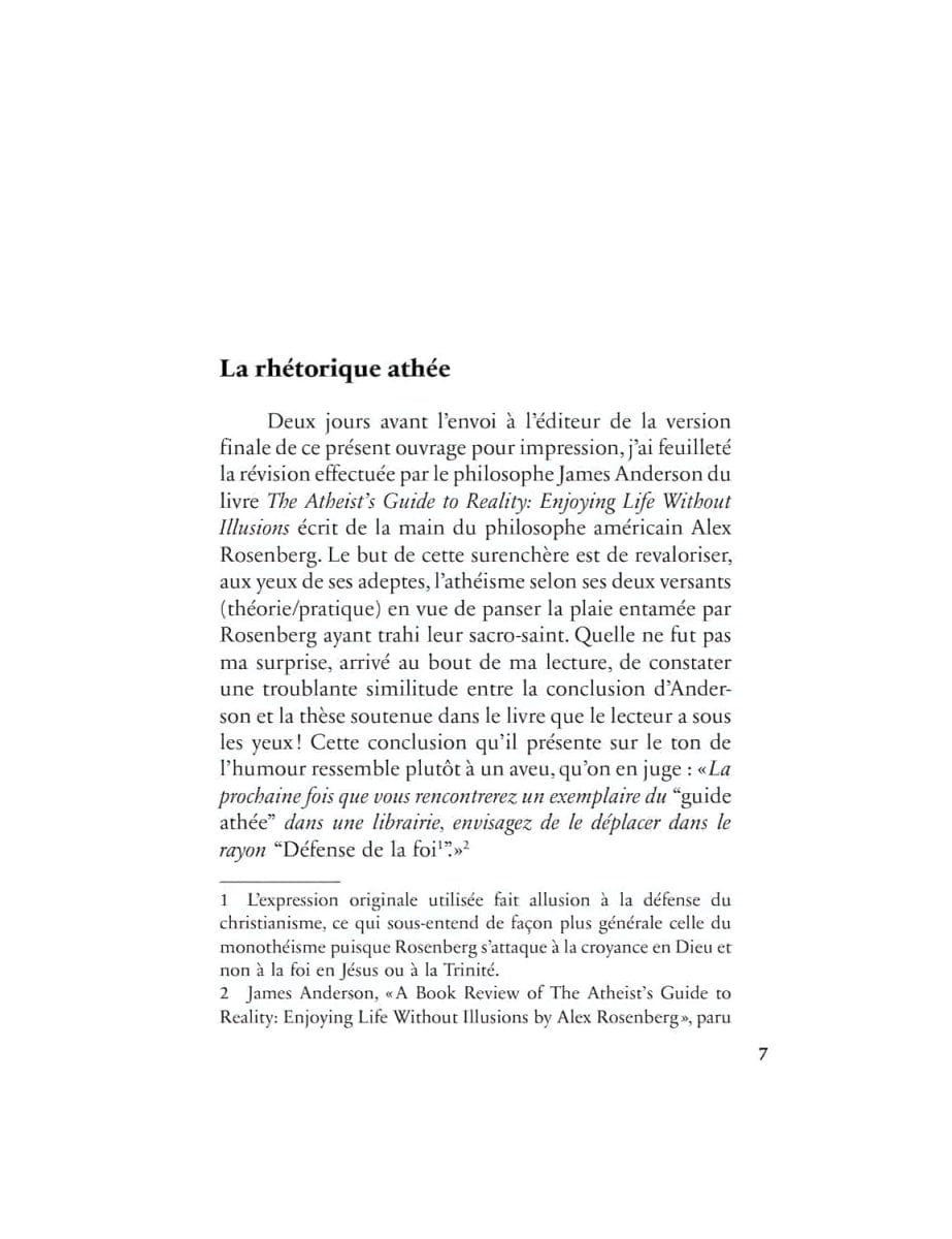 L'athéisme : l'hypothèse impossible par Dr. Sami 'Ameri Al - imen