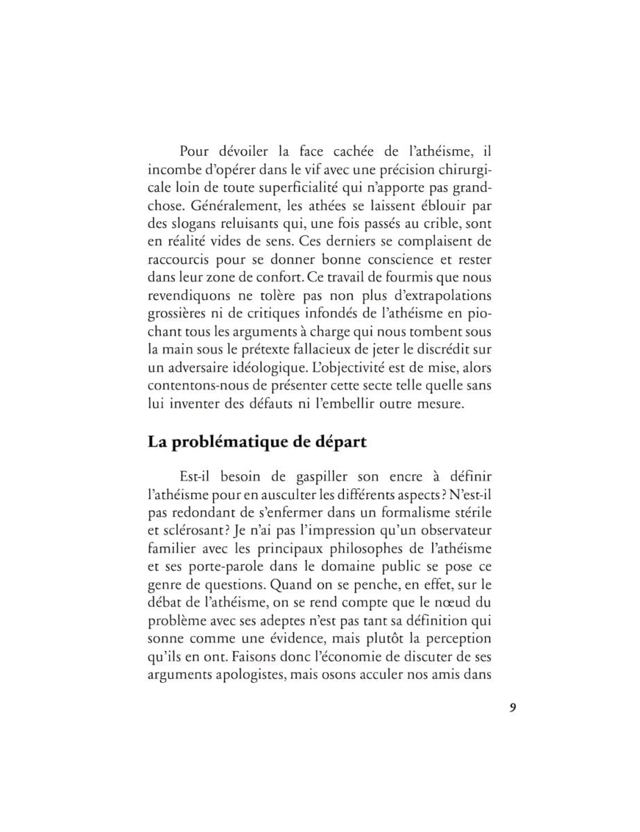 L'athéisme : l'hypothèse impossible par Dr. Sami 'Ameri Al - imen