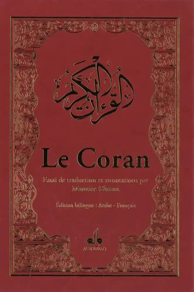 Le Coran - Essai de traduction et annotations par Maurice Glouton (Dorure sur les tranches) Bordeaux Al - imen