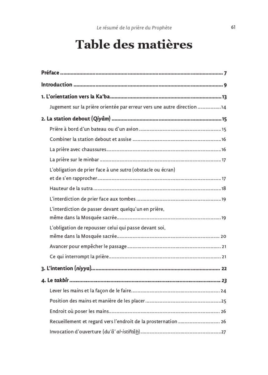 Le résumé de la prière du Prophète Avec illustrations par Muhammad Nâsir al - Dîn al - Albânî - Editions Al - Hadîth Al - imen