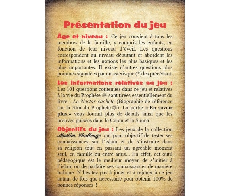 Muslim Challenge : Le Prophète Muhammad (saw) Orientica Livre > Islam 9782356352842 Librairie Musulmane Al-imen