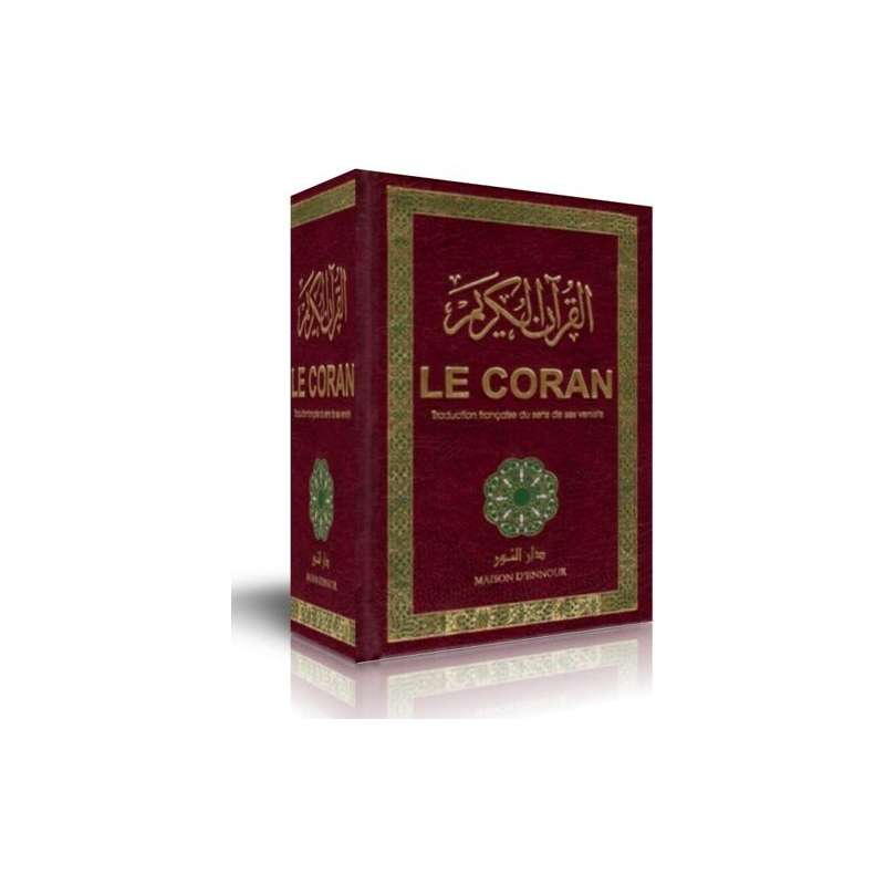 Noble Coran traduction française du sens de ses versets (AR/FR) Maison Ennour Maison d'Ennour Coran Librairie Musulmane Al-imen